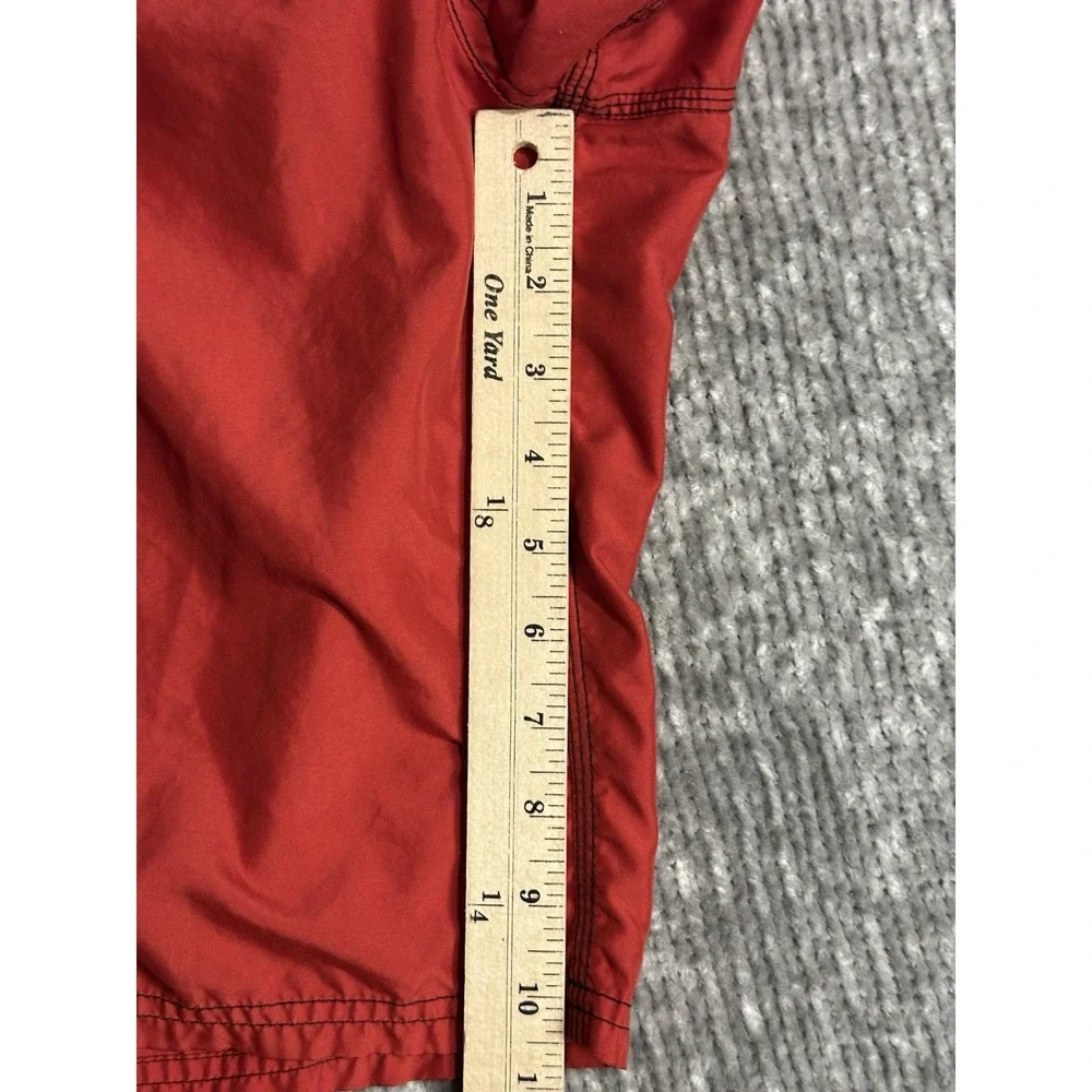 Vintage 90's Nike Men's Sz XXL Center Swoosh Swim Trunks Red Swimming